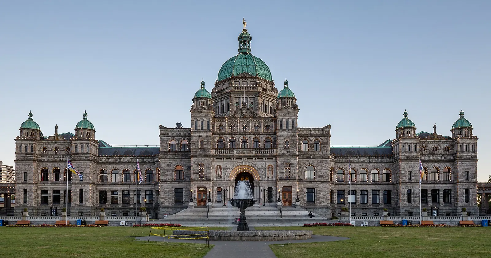 British Columbia Parliament Buildings in Victoria