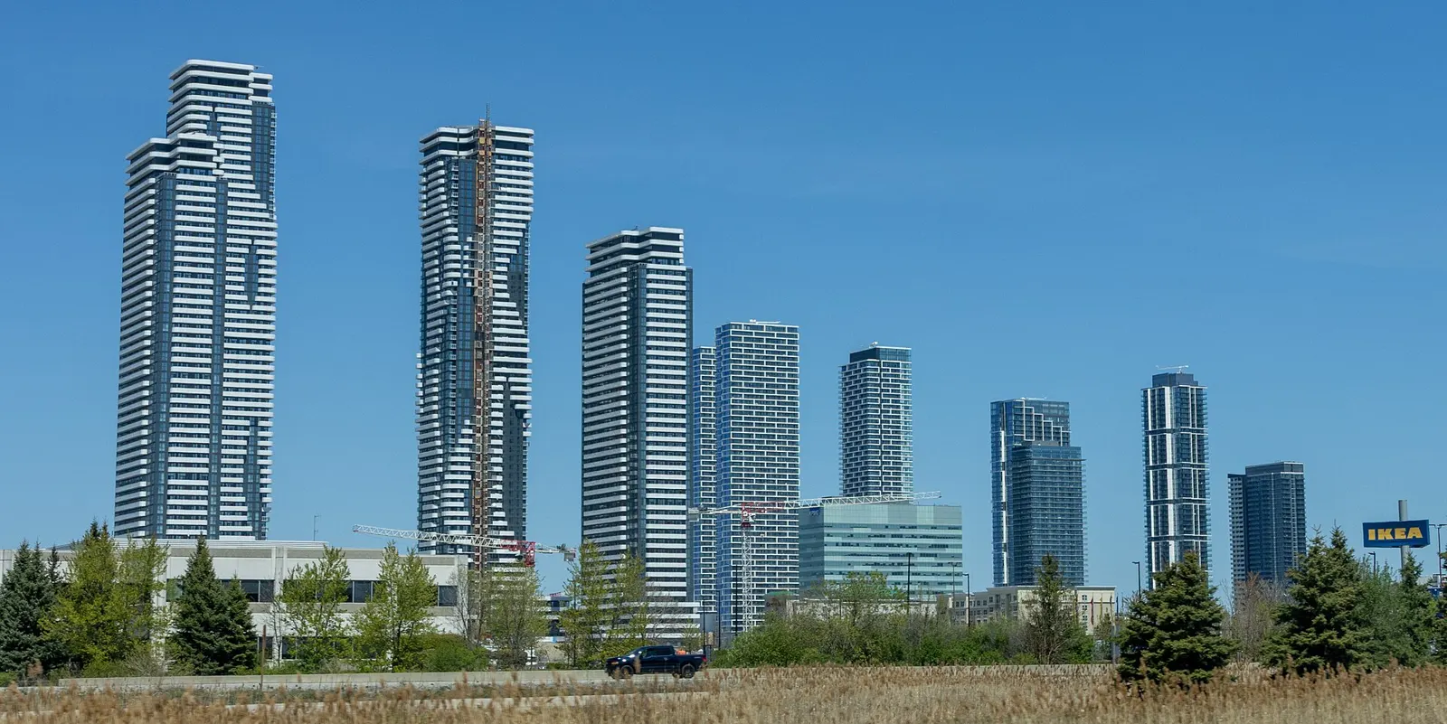 Vaughan Metropolitan Centre towers