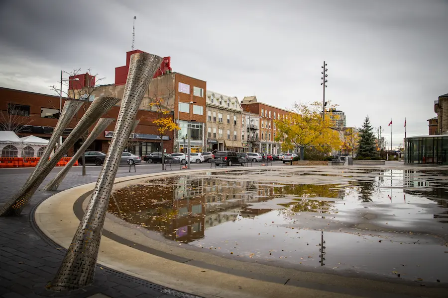 Guelph, Ontario business district served by Outsource IT