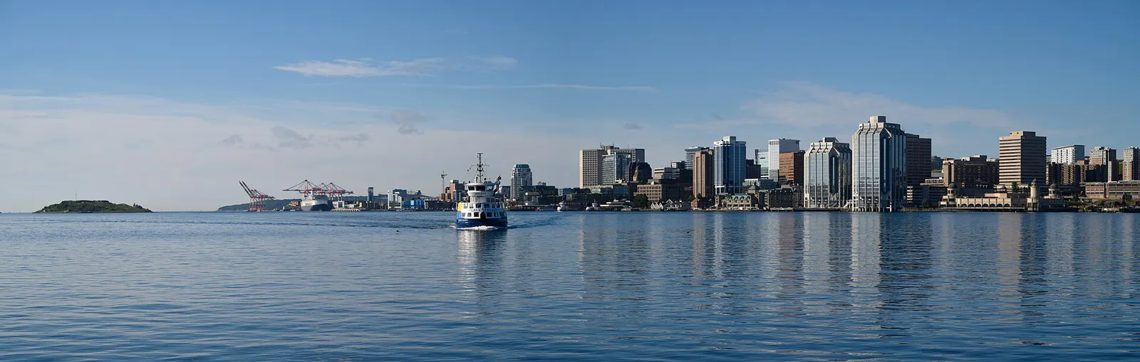 Halifax skyline across the harbour