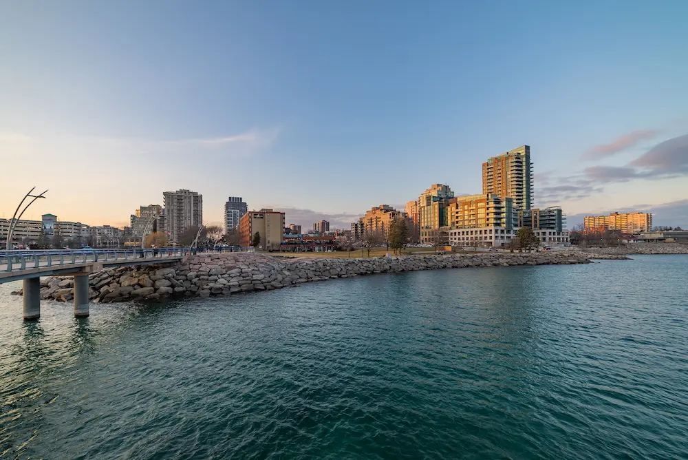 Burlington, Ontario business district served by Outsource IT