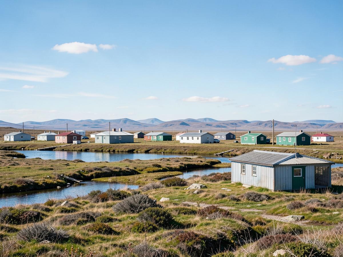 Arviat, Nunavut business district served by Outsource IT