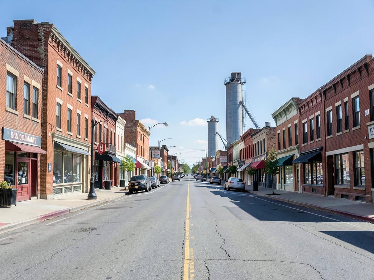 Brandon, Manitoba business district served by Outsource IT
