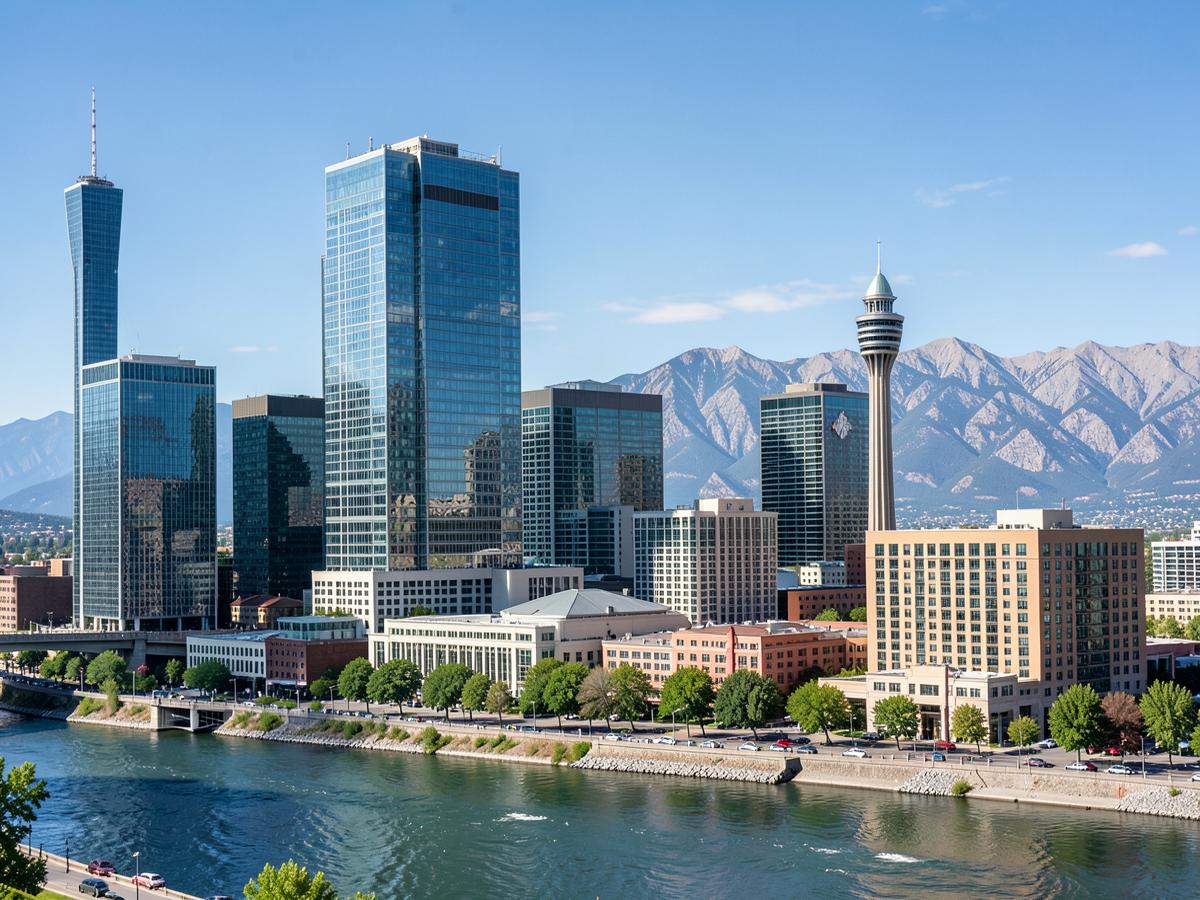 Calgary, Alberta business district served by Outsource IT