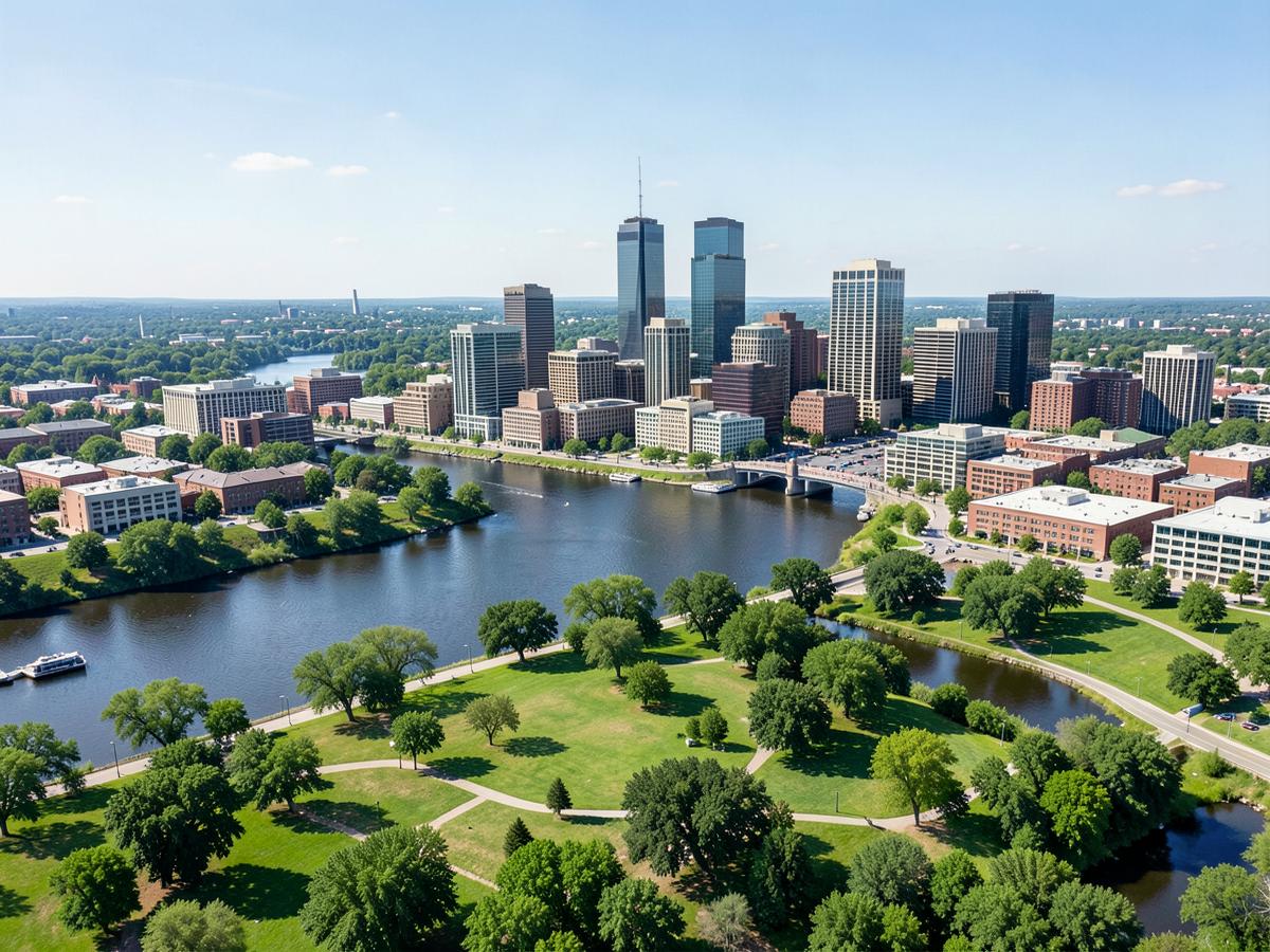Edmonton, Alberta business district served by Outsource IT