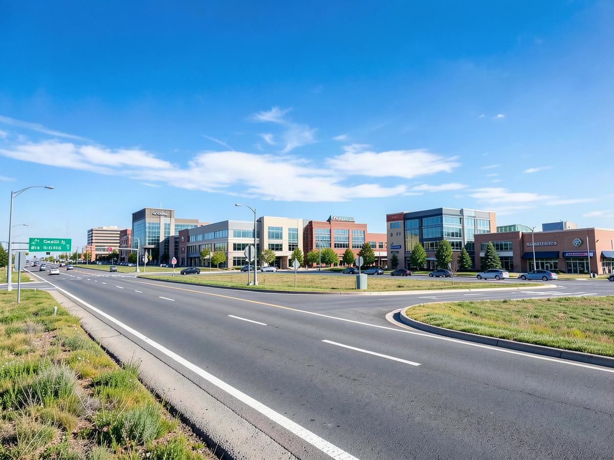 Grande Prairie, Alberta business district served by Outsource IT