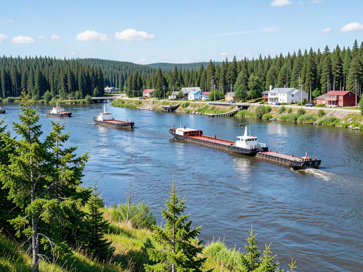 Hay River, Northwest Territories business district served by Outsource IT