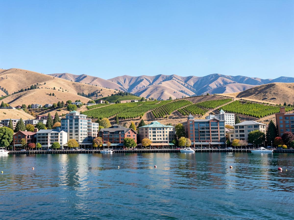 Kelowna, British Columbia business district served by Outsource IT