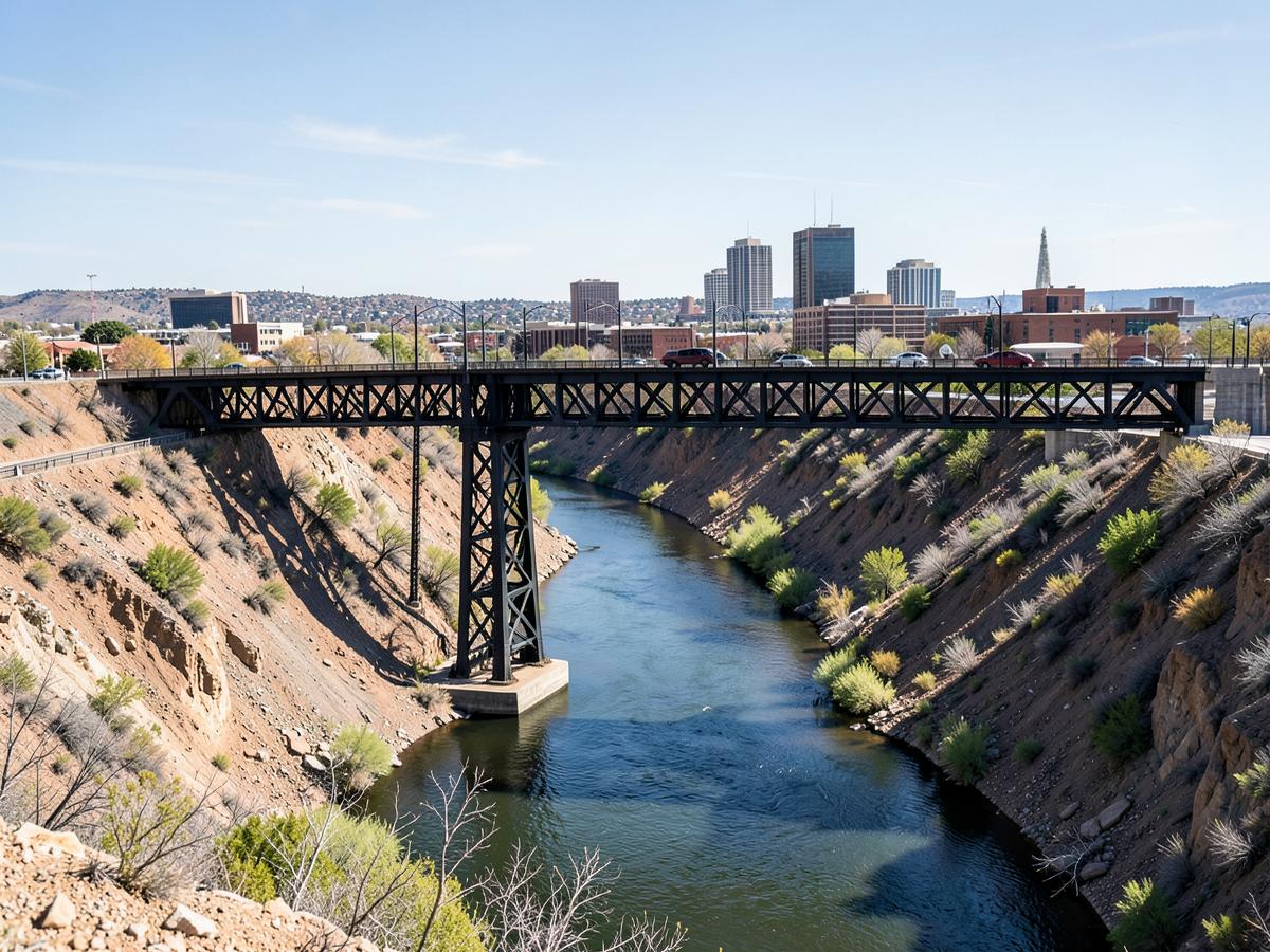Lethbridge, Alberta business district served by Outsource IT
