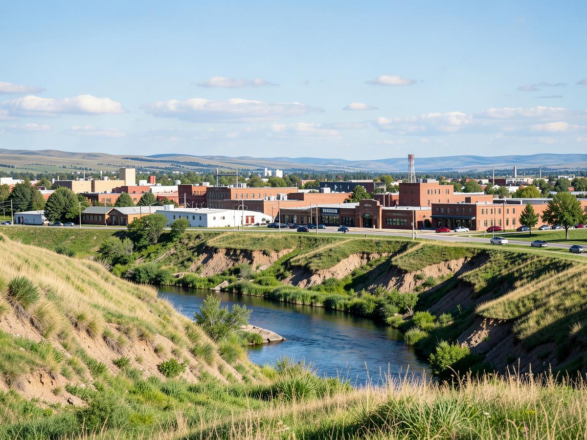 Medicine Hat, Alberta business district served by Outsource IT