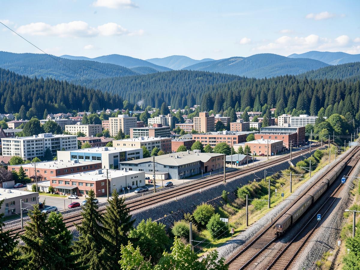 Prince George, British Columbia business district served by Outsource IT