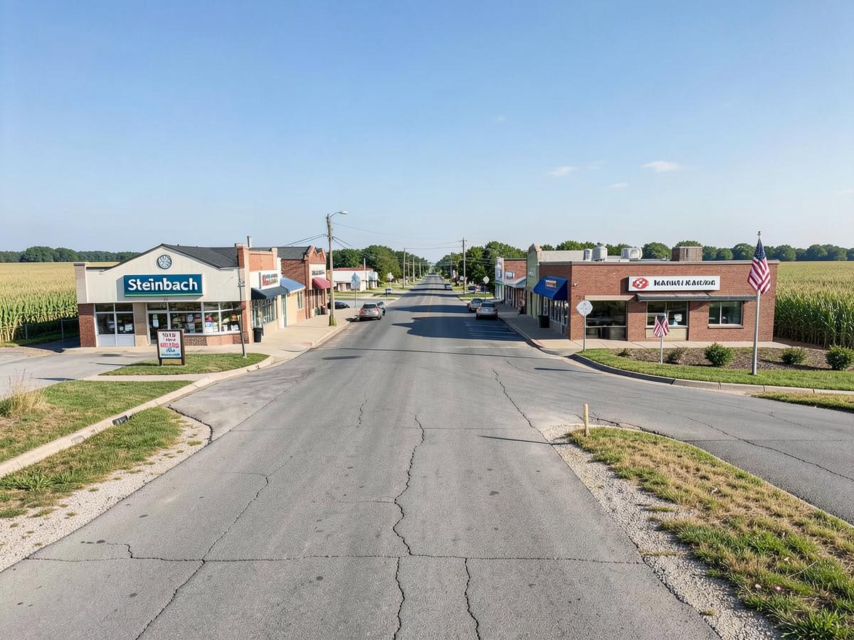 Steinbach, Manitoba business district served by Outsource IT