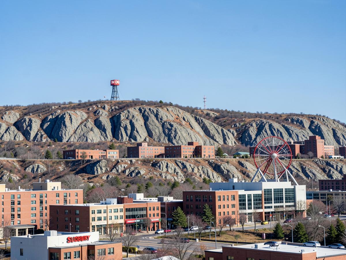 Sudbury, Ontario business district served by Outsource IT