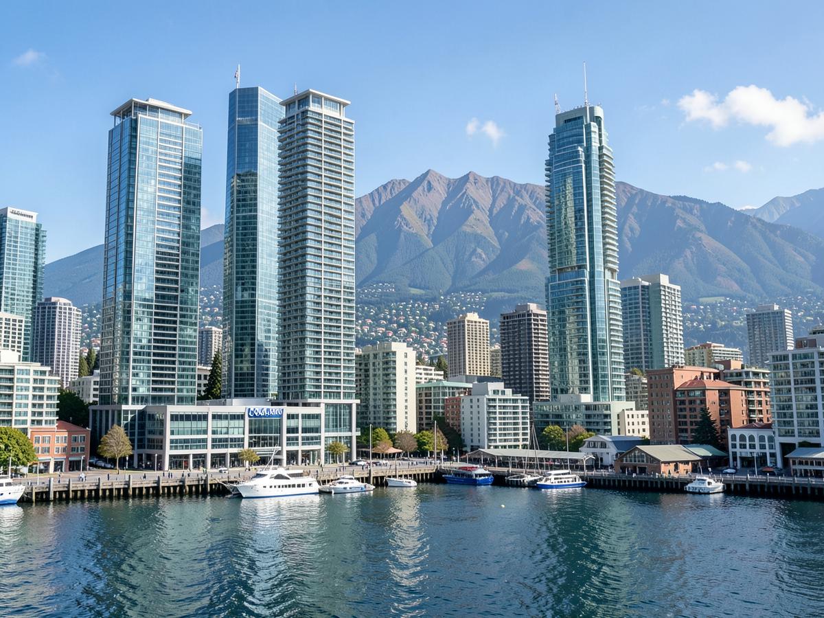 Vancouver, British Columbia business district served by Outsource IT
