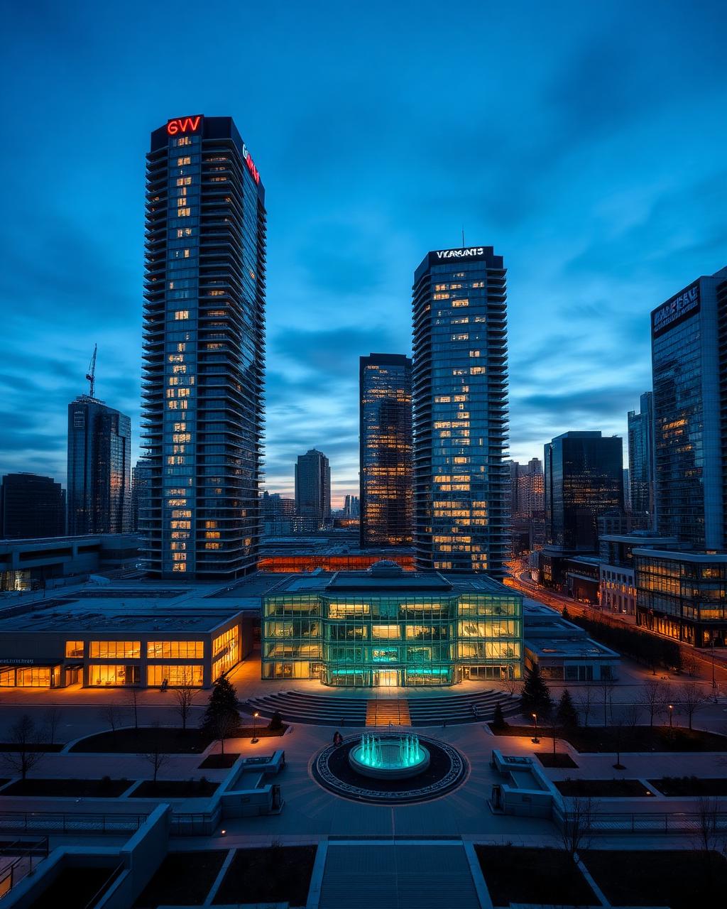 Vaughan, Ontario business district served by Outsource IT